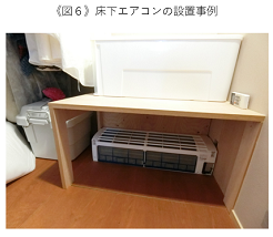 《図６》床下エアコンの設置事例