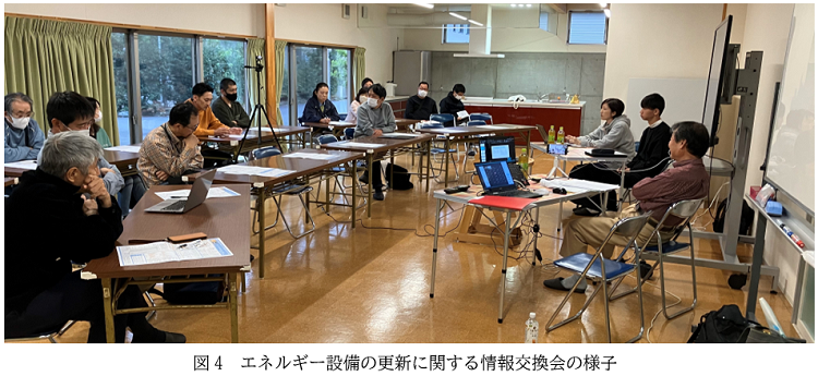 図4 エネルギー設備の更新に関する情報交換会の様子